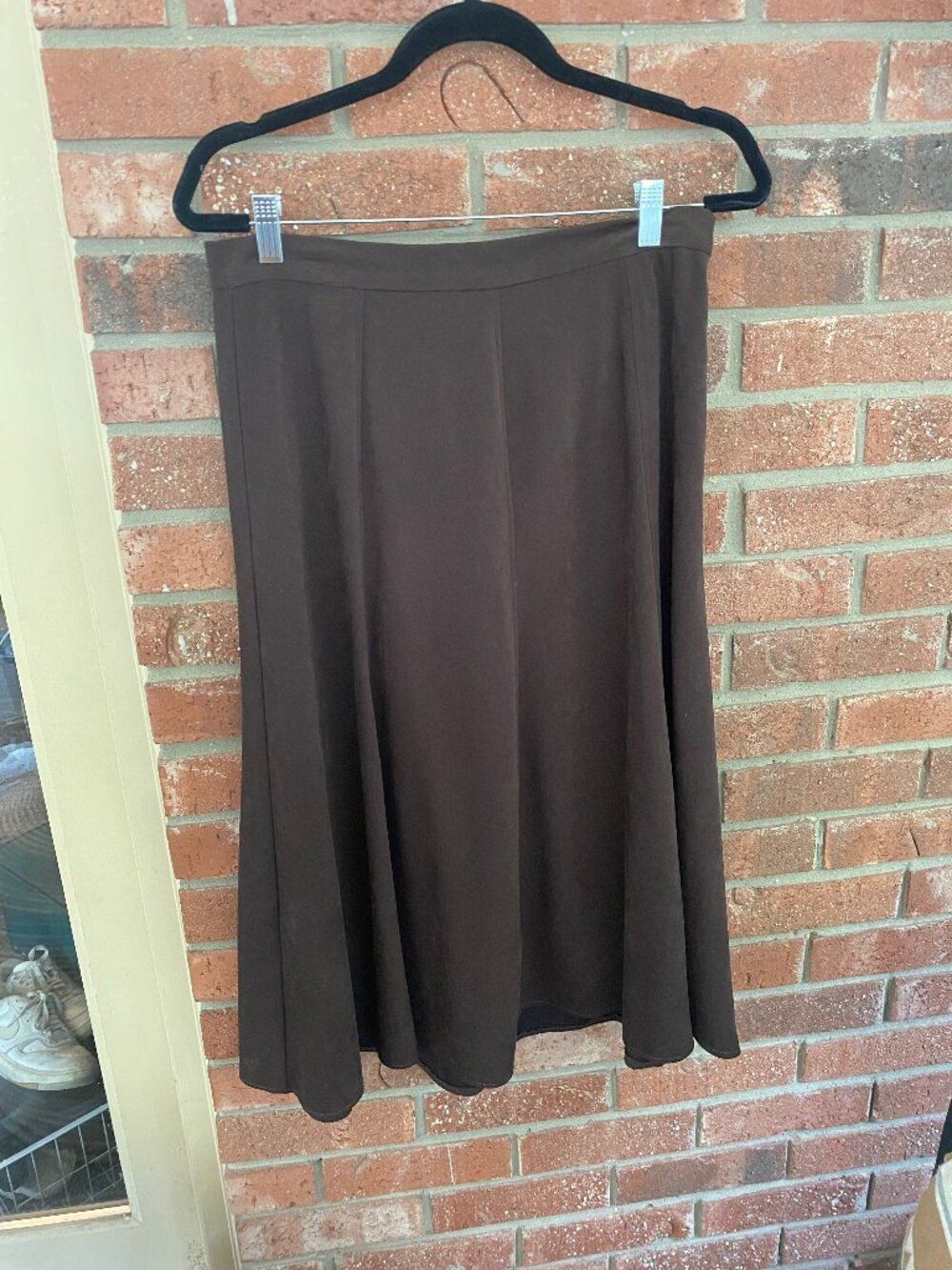 Coldwater Creek Brown A-Line Skirt